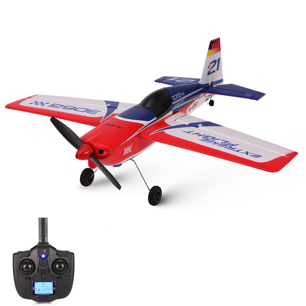 A430 2.4G 5CH Brushless Motor 3D6G System RC Airplane 430mm Wingspan EPS Aircraft Compatible Futaba S-FHSS RTF for XK Airplane