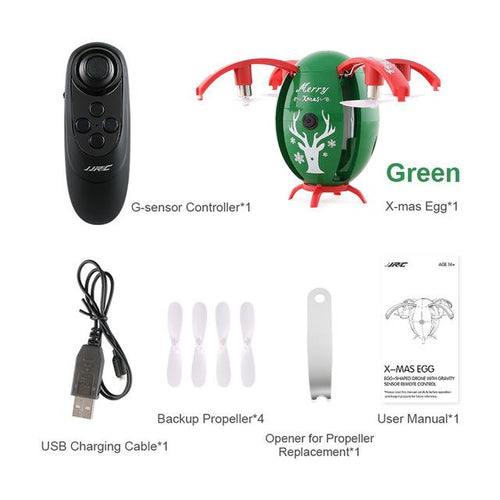 JJRC H66 Egg 720P WIFI FPV Selfie Drone w/ Gravity Sensor Mode Altitude Hold RC Quadcopterr RTF for Kids Christmas Gift Present