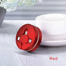 Load image into Gallery viewer, 3-in-1 Retractable USB &quot;Cookie&quot; Multi-Charger