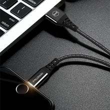 Load image into Gallery viewer, Hi-Tensile Strength USB iPhone Charging Cable with Light