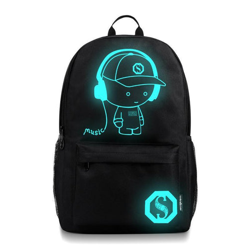 SENKEY STYLE STUDENT SCHOOL BACKPACK – LUMINOUS CHARGING BACKPACK