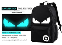 Load image into Gallery viewer, Luminous USB Charge Anti-Theft Backpack For Teenagers