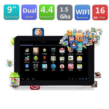 Load image into Gallery viewer, 9&quot; Google Android4.4 Quad Core 16GB Dual Camera Bluetooth Tablet EU PC Black