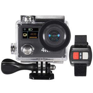 2" Dual Screen LCD Sports Action Camera Ultra HD 360 VR Play Wifi 4K 30fps 1080P 60fps 12MP 170° Wide-angle for High Definition Multimedia Interface Output Waterproof 30M with Remote Control