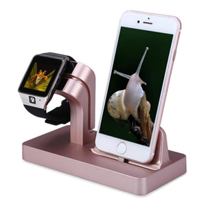 Charging Dock Stand Holder For Apple Watch and iPhone