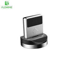 Load image into Gallery viewer, 1M LED Magnetic USB Cable Micro USB / Type C / For Apple iPhone X XS Max Magnet Charger Cable For Samsung Xiaomi LG