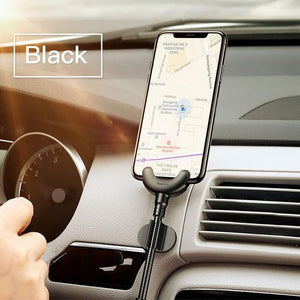 Car Phone Holder With USB Charging Cable For iPhone