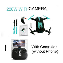 Load image into Gallery viewer, JD JY018 FPV Radio R/C Portable Quadcopter 720P Camera WiFi Foldable Selfie Pocket Drone VS E58 Remote Control Flycam Helicopter