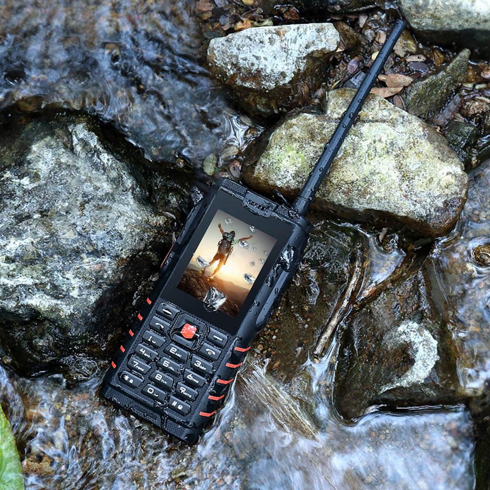 ioutdoor T2 Feature Mobile Phone IP68 Waterproof 2 Way Radio Walkie Talkie Intercom Tri-proof 2G GSM MP3 Rugged Interphone