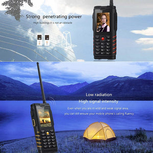 ioutdoor T2 Feature Mobile Phone IP68 Waterproof 2 Way Radio Walkie Talkie Intercom Tri-proof 2G GSM MP3 Rugged Interphone