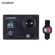 Load image into Gallery viewer, Andoer Q3H-R 4K 30fps 16MP WiFi Sports Action Camera 1080P Full HD 170° Wide-Angle Lens Waterproof 30m 2&quot; LCD w/ Remote Control + Portable Carrying Case