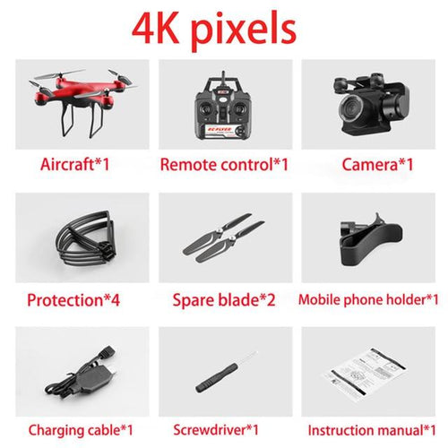 Drone 4K S32T rotating camera quadcopter HD aerial photography air pressure hover a key landing flight 20 minutes RC helicopter