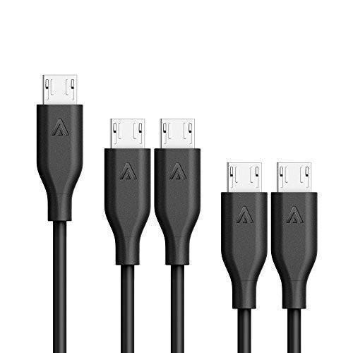 Anker [5-Pack] PowerLine Micro USB - Durable Charging Cable [Assorted Lengths]