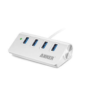 Anker AH430 USB 3.0 4-Port Compact Aluminum Hub with 2-Foot USB 3.0 Cable