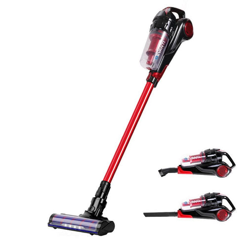 Devanti Cordless Handstick Vacuum Cleaner - Black And Red